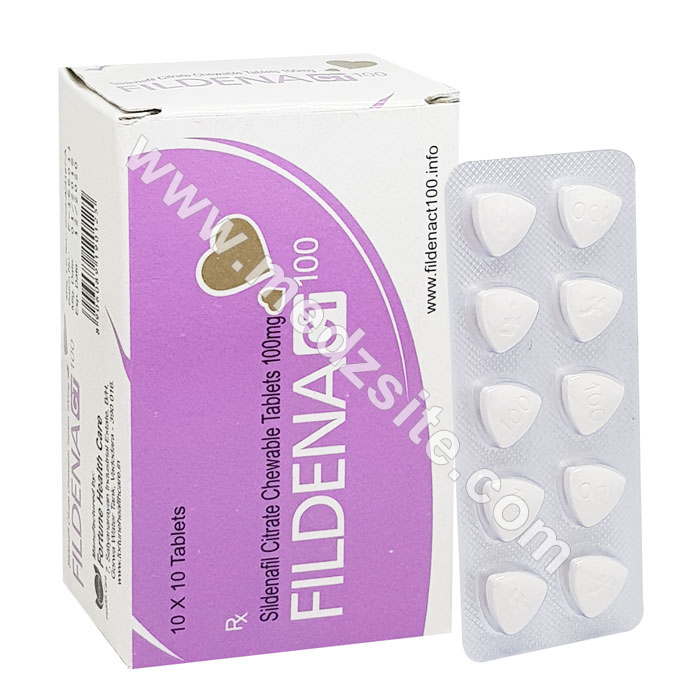 Buy Fildena CT 100 Mg (Chewable) | Best Option For Treat ED