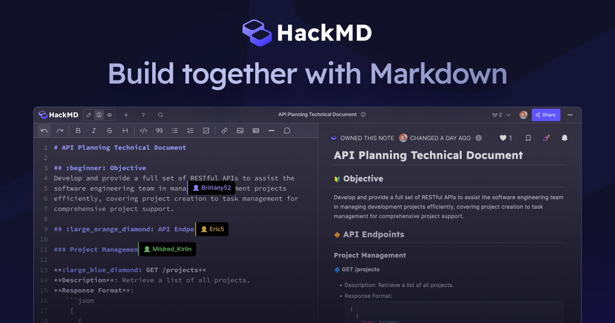 Your Python Playground in the Cloud - HackMD