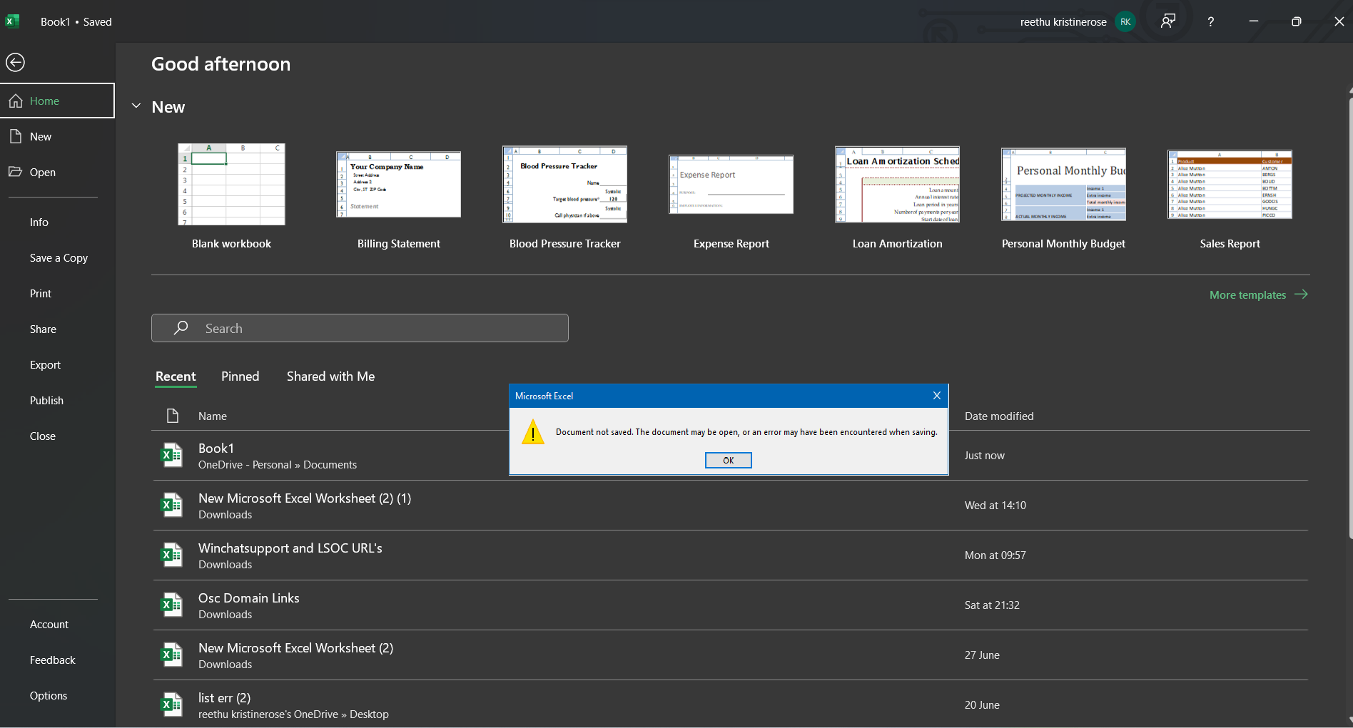 How to Fix Microsoft Excel Not Saving Changes Error
