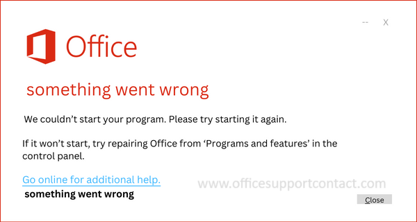 Fix - Office something went wrong installation error