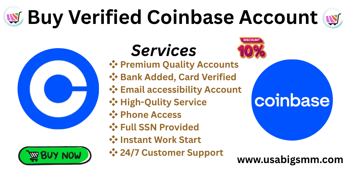 Buy Verified Coinbase Account - PVA and has access